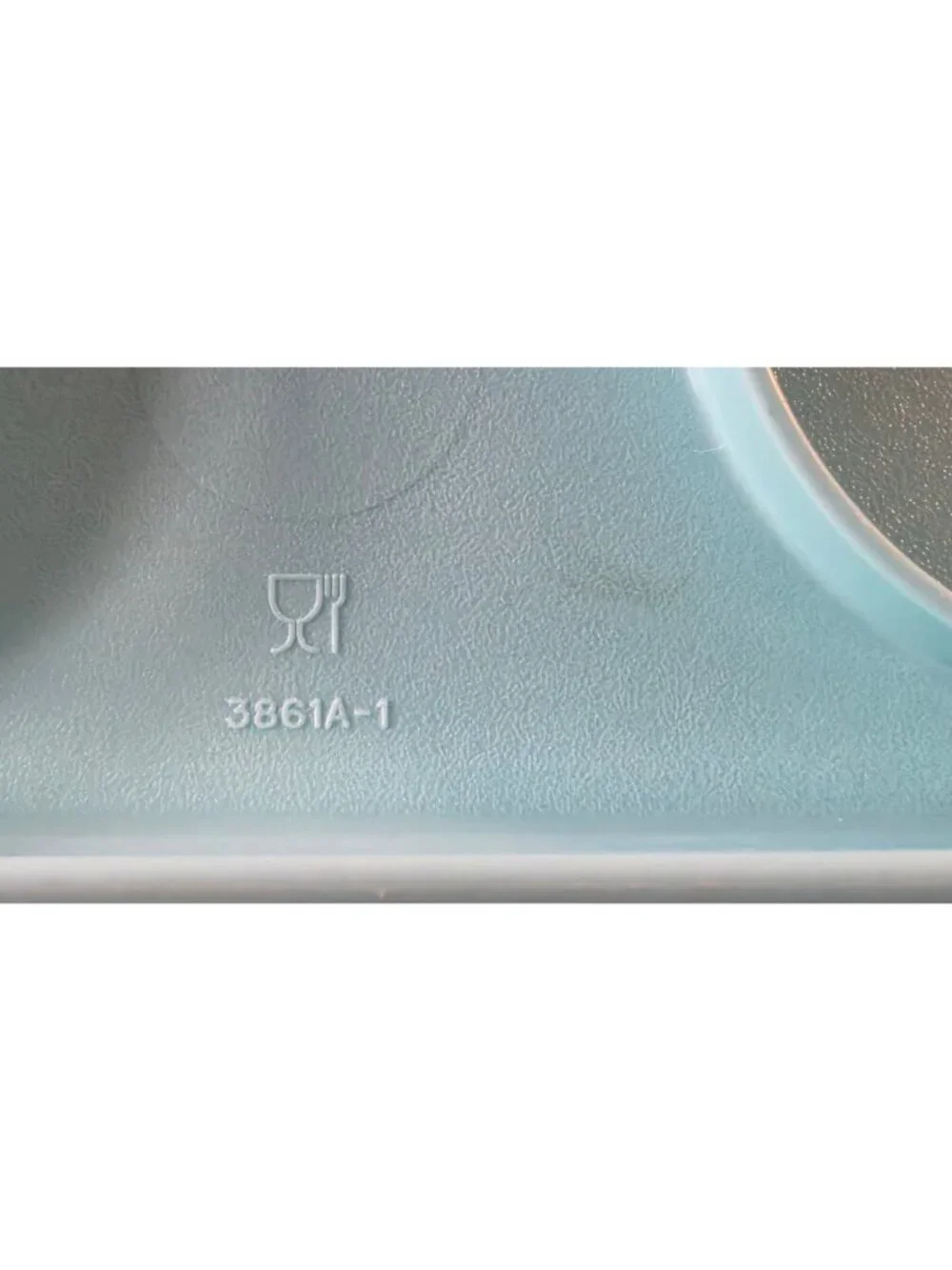TUPPERWARE CAKE CUPCAKE CARRIER aqua blue SHEET REVERSIBLE TAKER 3861-A teal